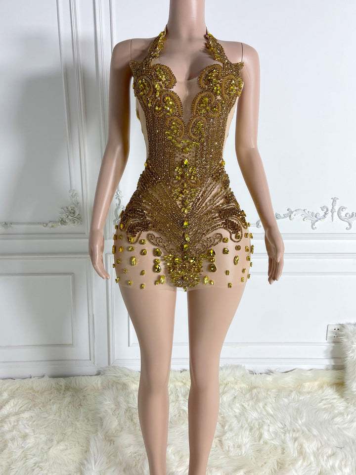 Golden Stone Magic Dress