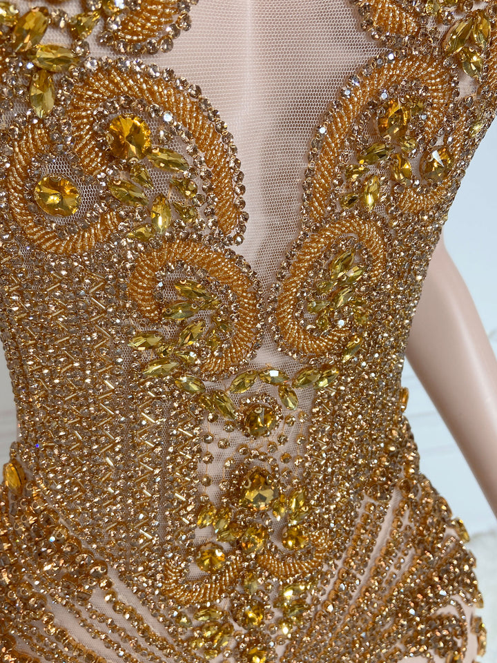 Starry Rose City Glow Dress