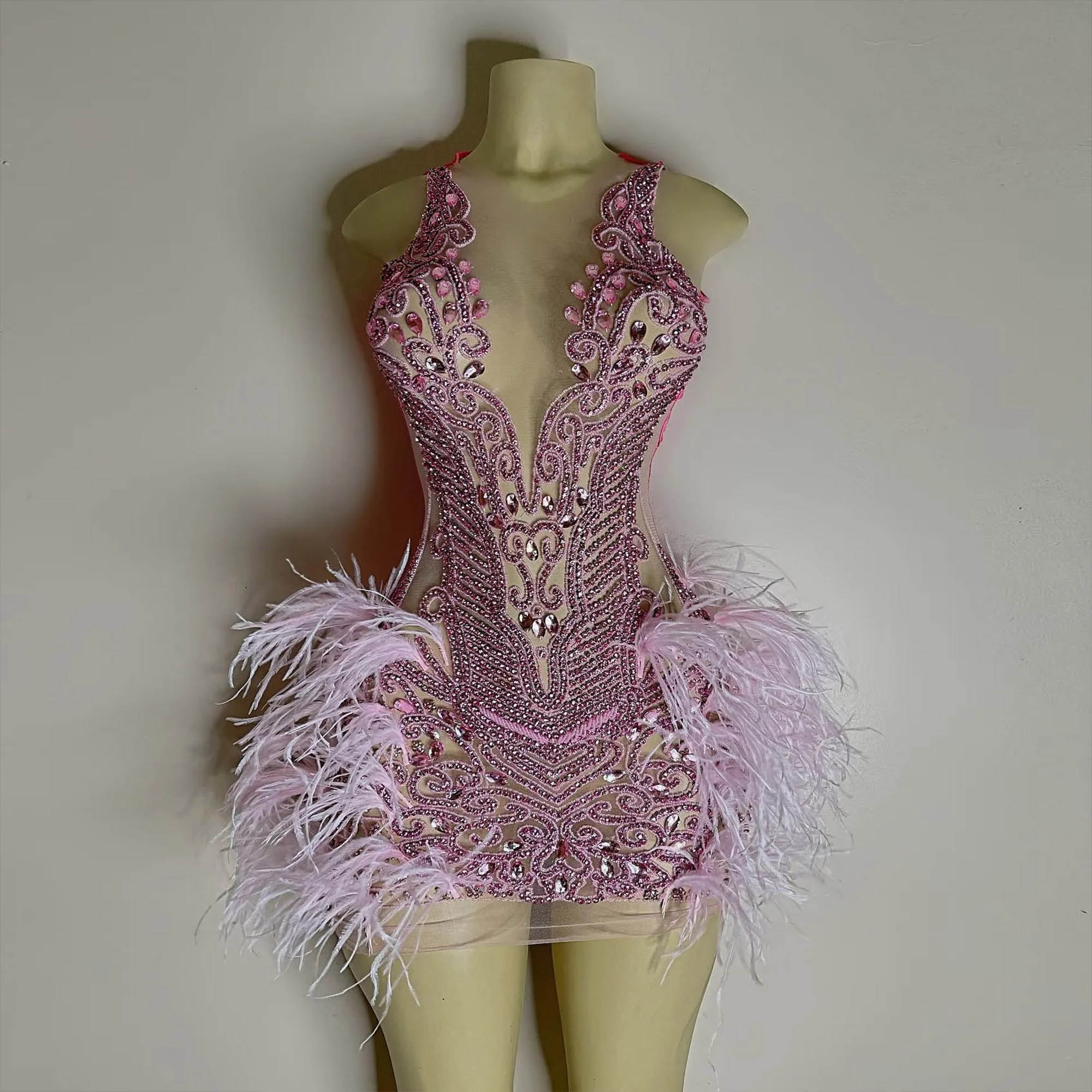Pink Exclusive Custom Dress TH26006 3