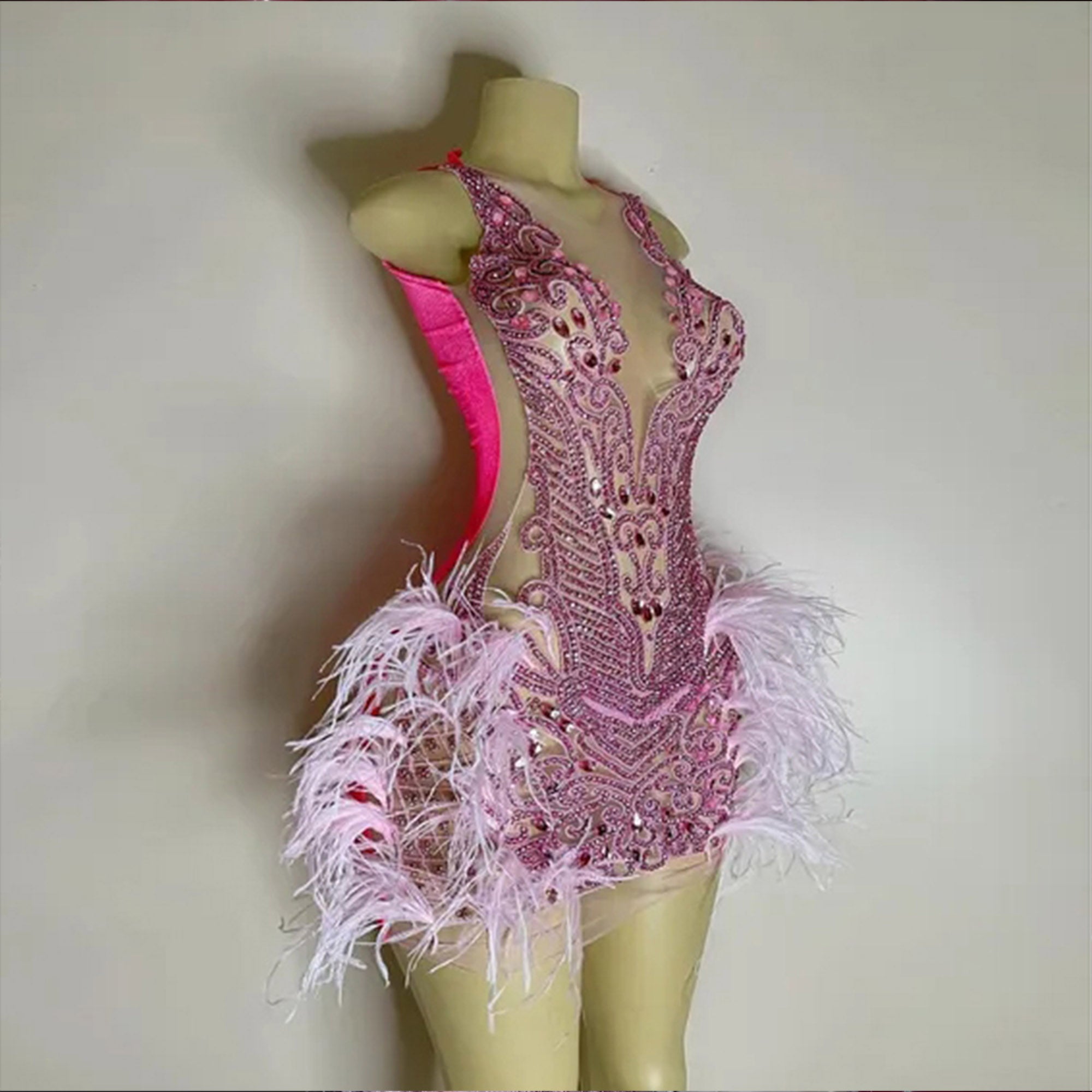 Pink Exclusive Custom Dress TH26006 4