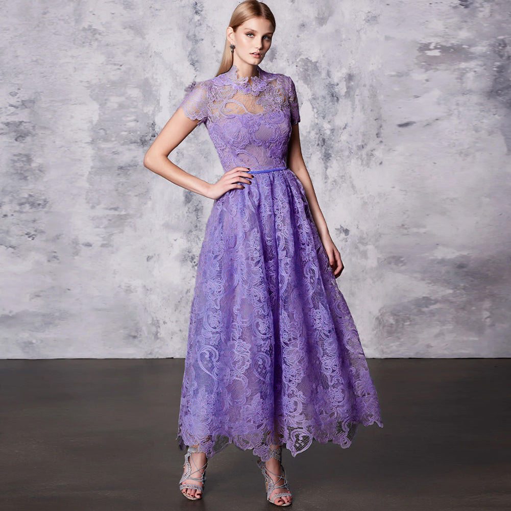 Purple Bodycon Dress TJ1166 1