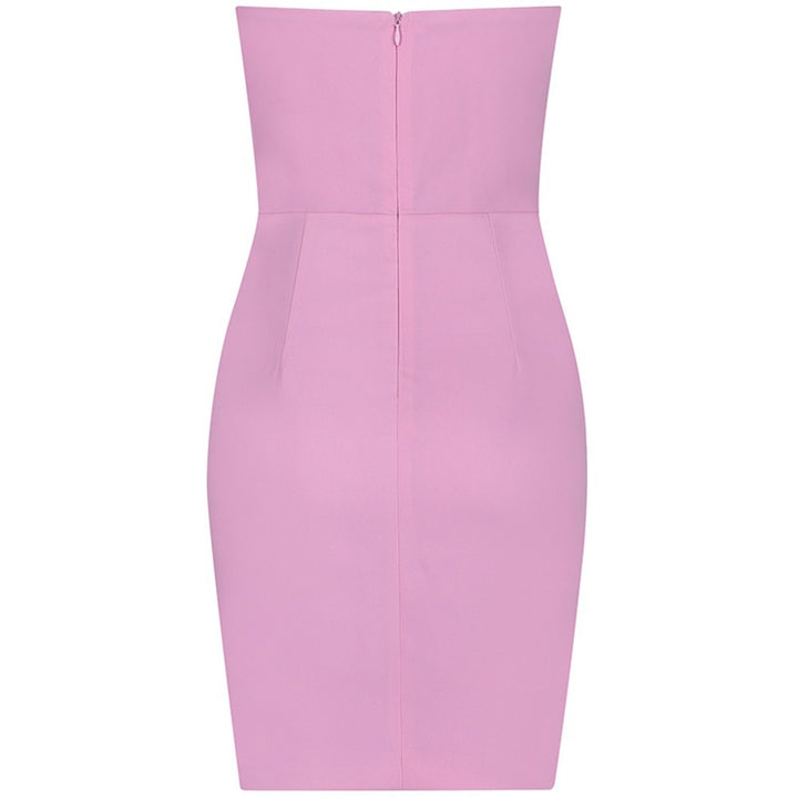 Strapless Sleeveless Mini Bodycon Dress HB6253 7 in wolddress